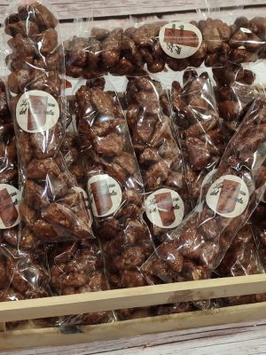 Almendras garrapiñadas